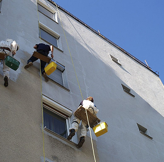 Pintura fachada de prédio